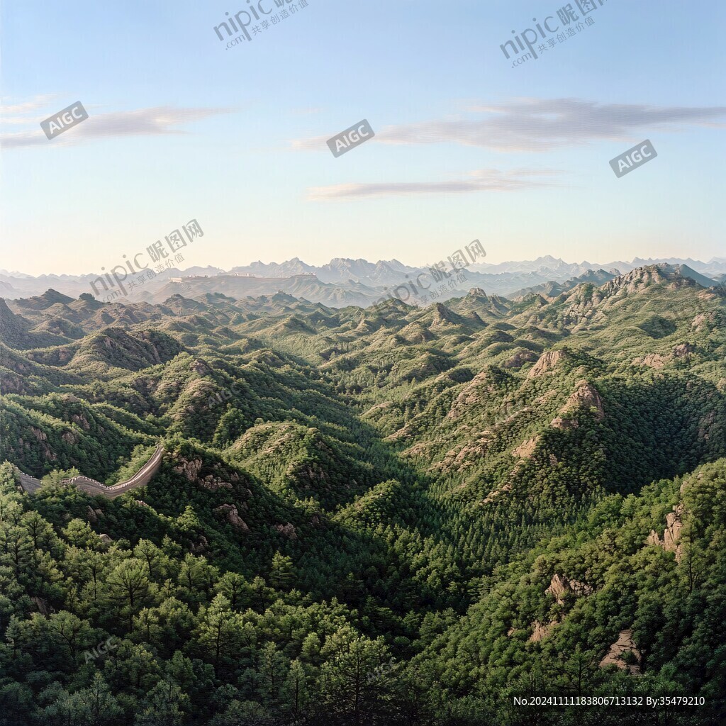 青绿长城