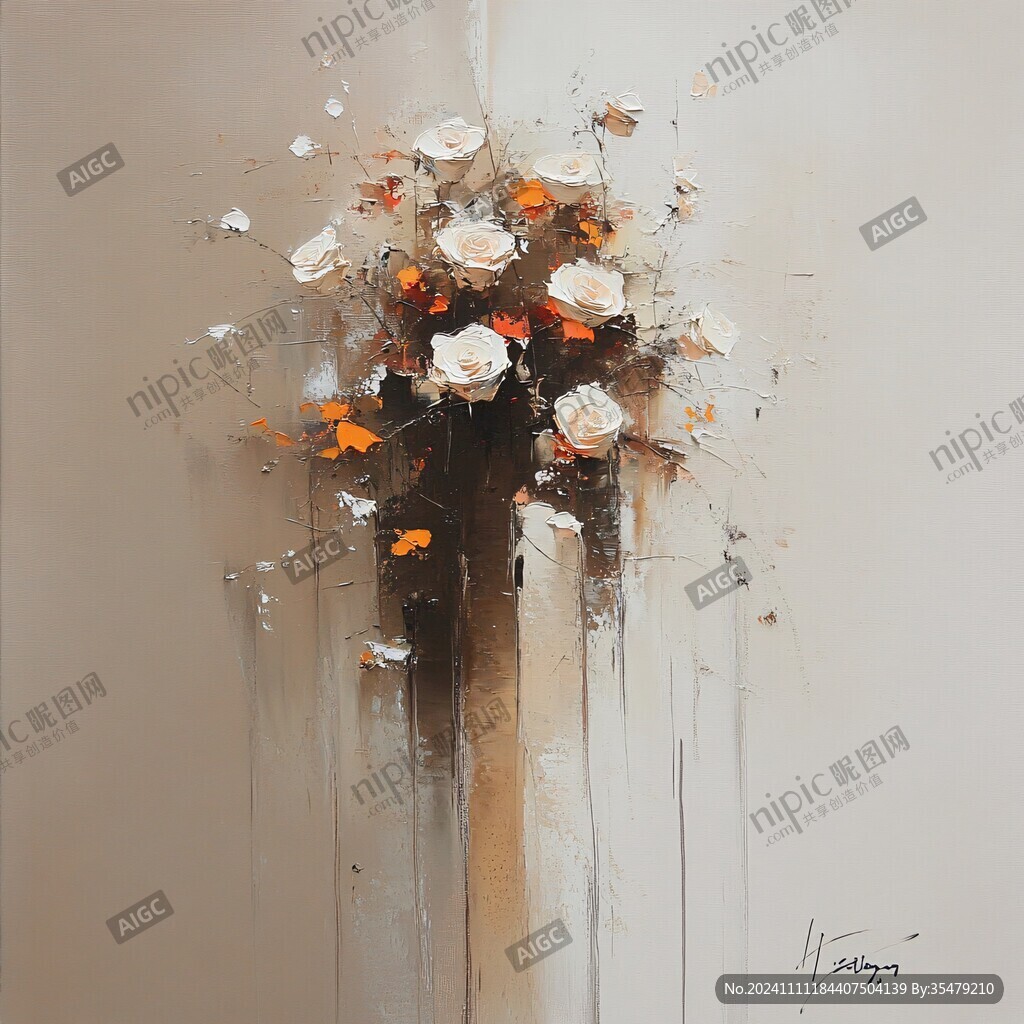 干花花艺装饰画