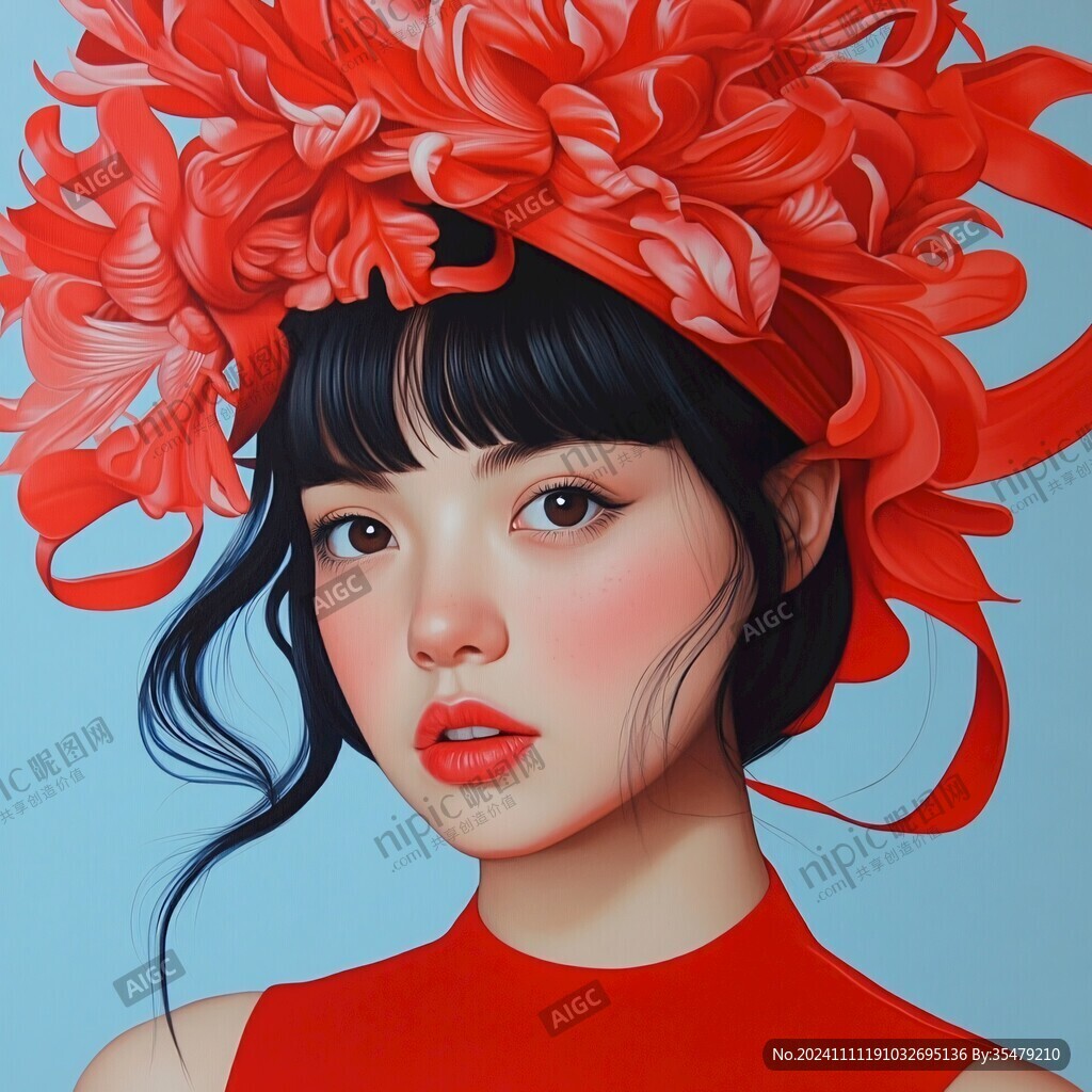 写实人物插画