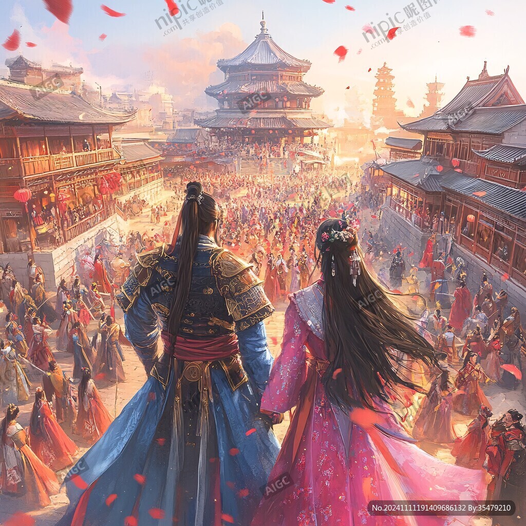 君王访贤场景