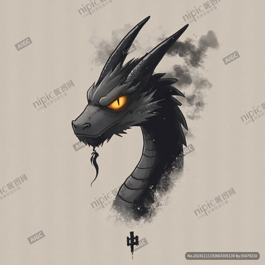 板绘龙头