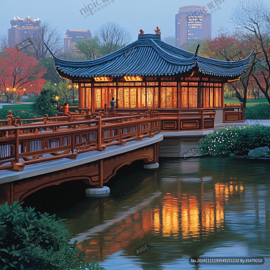 仿唐水榭