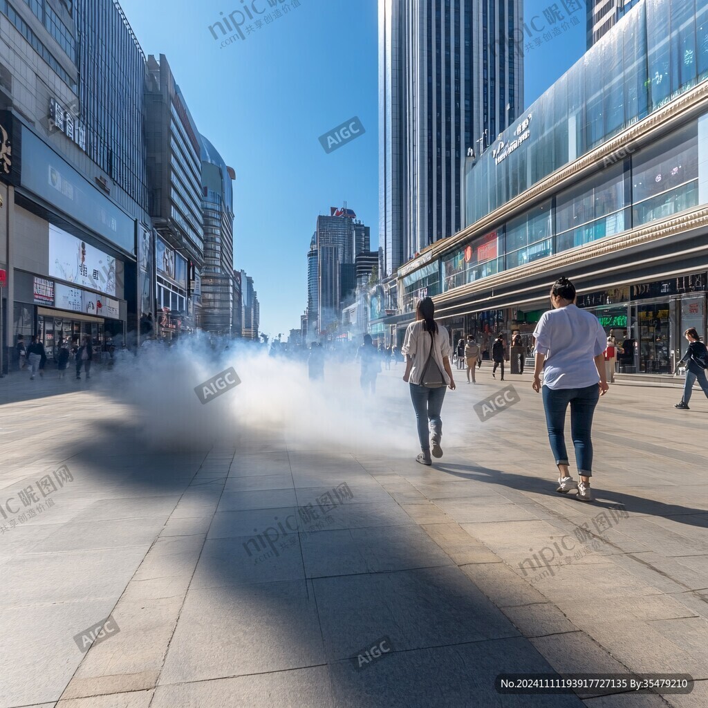 城市风光春熙路