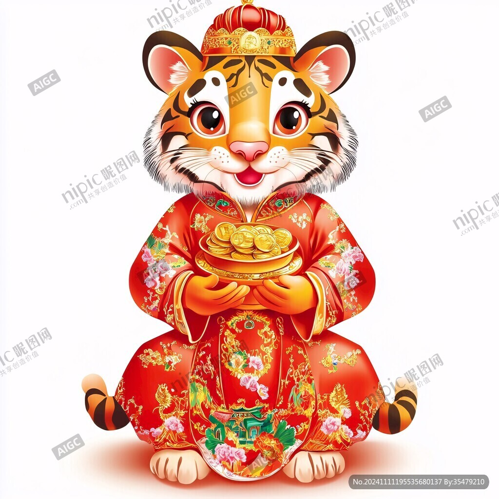 春节老虎元素