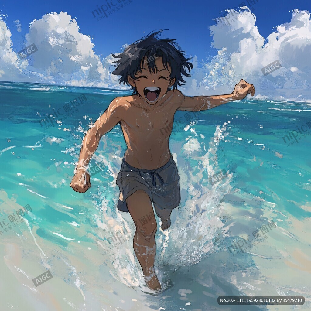 动漫海边