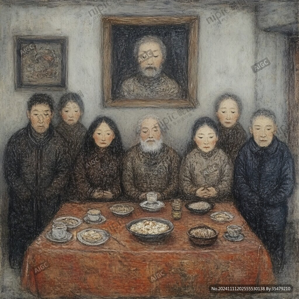 清代家族画像