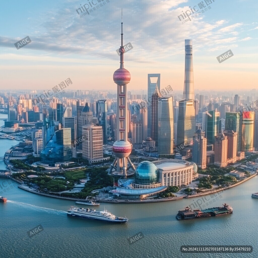 外滩航拍风光