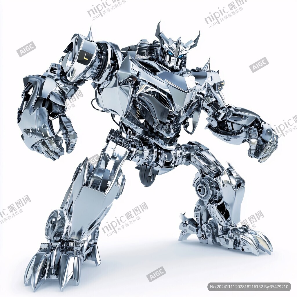 金属机器人造型