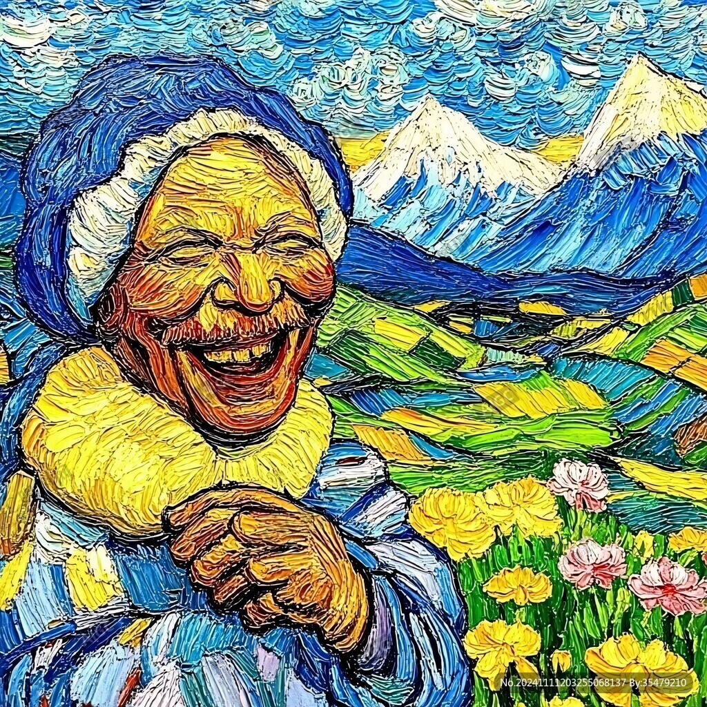 老奶奶插画