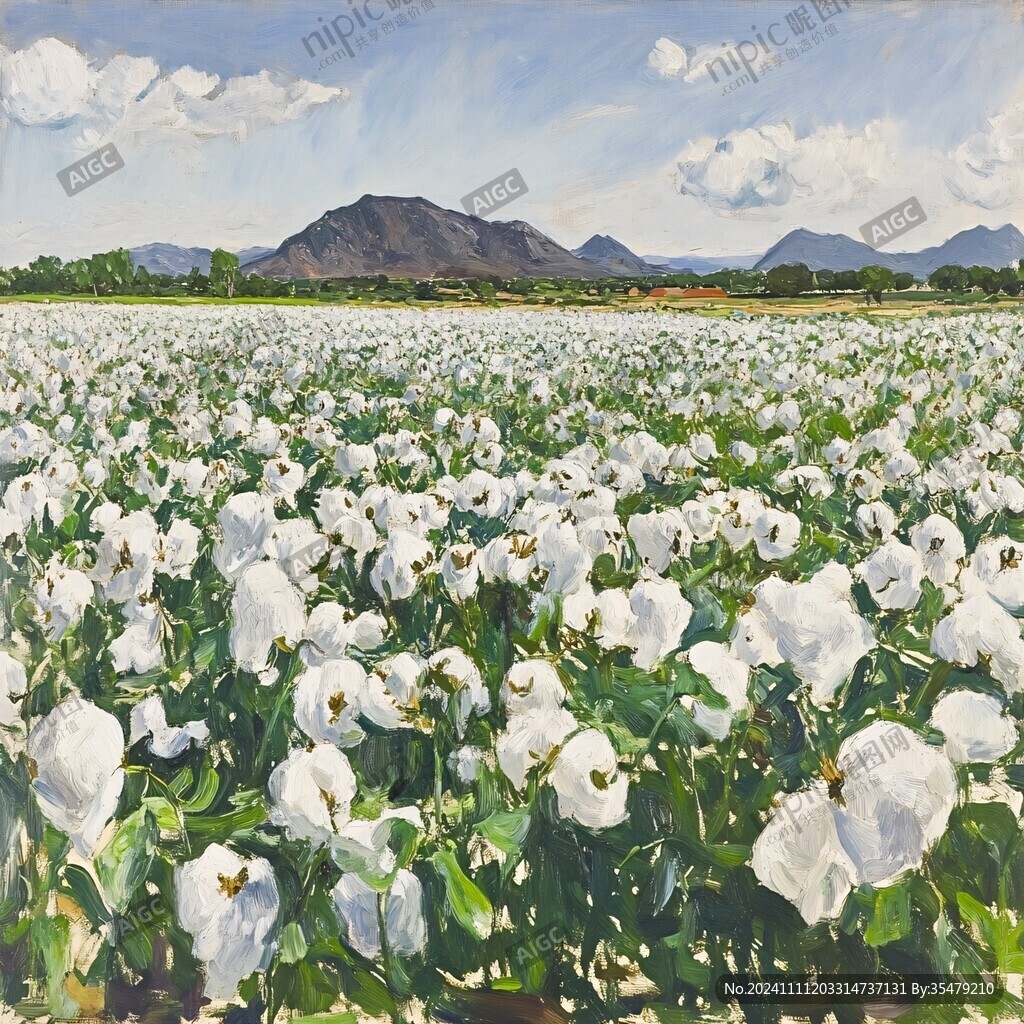 油画月见草