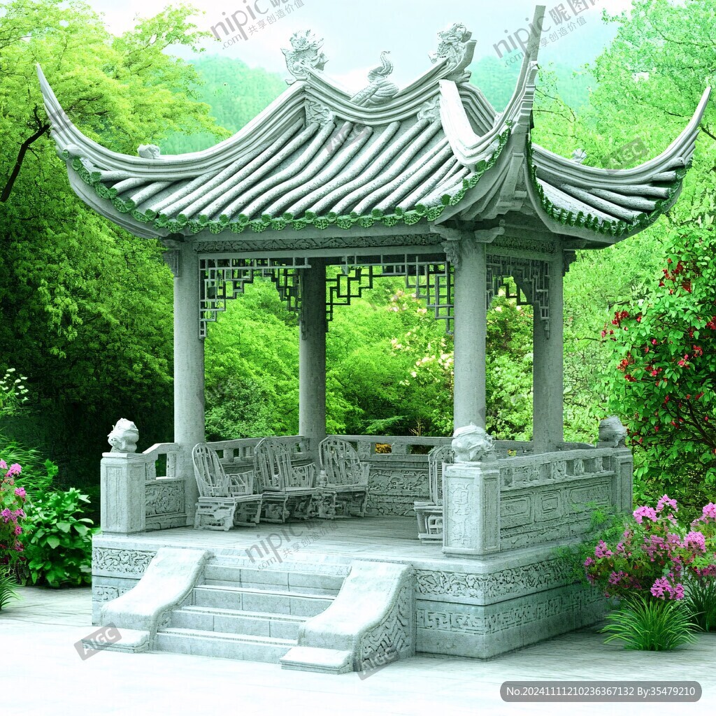 精品石亭