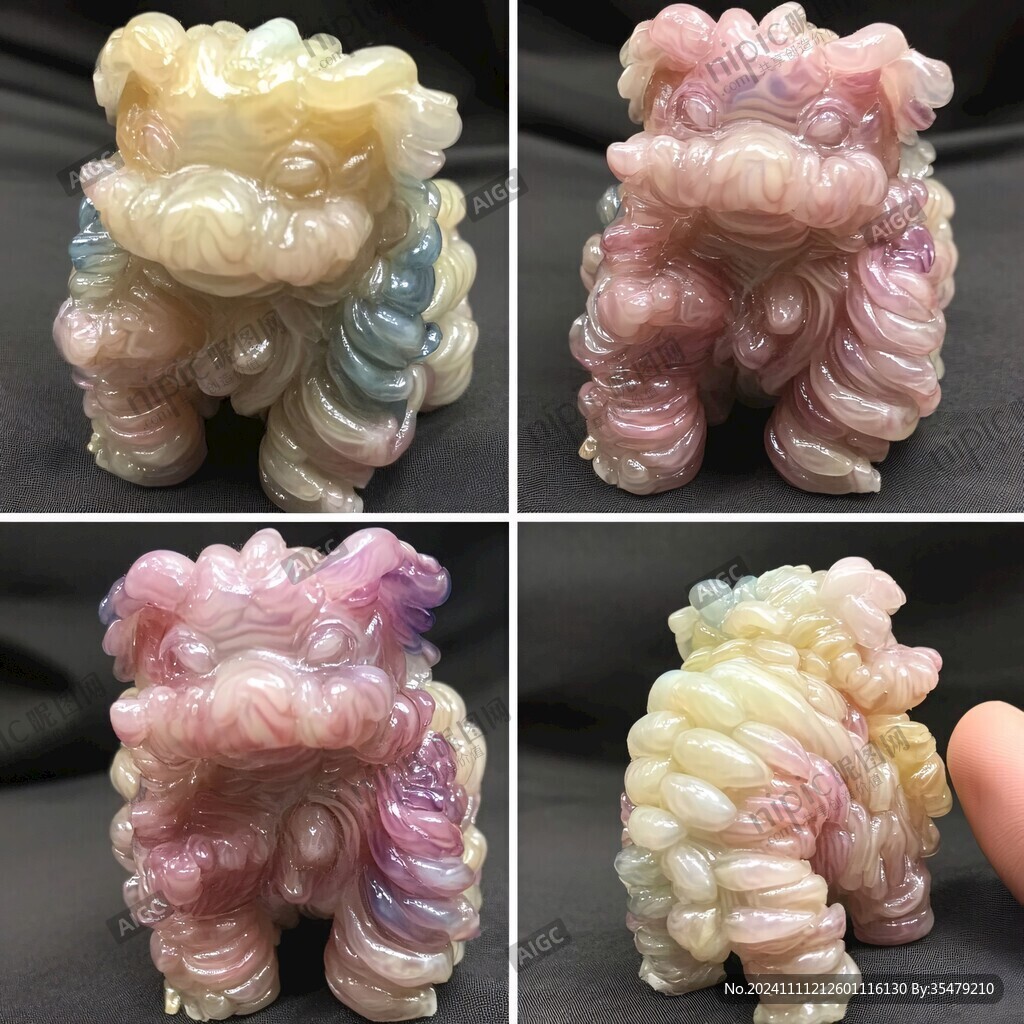 太狮少狮摆件