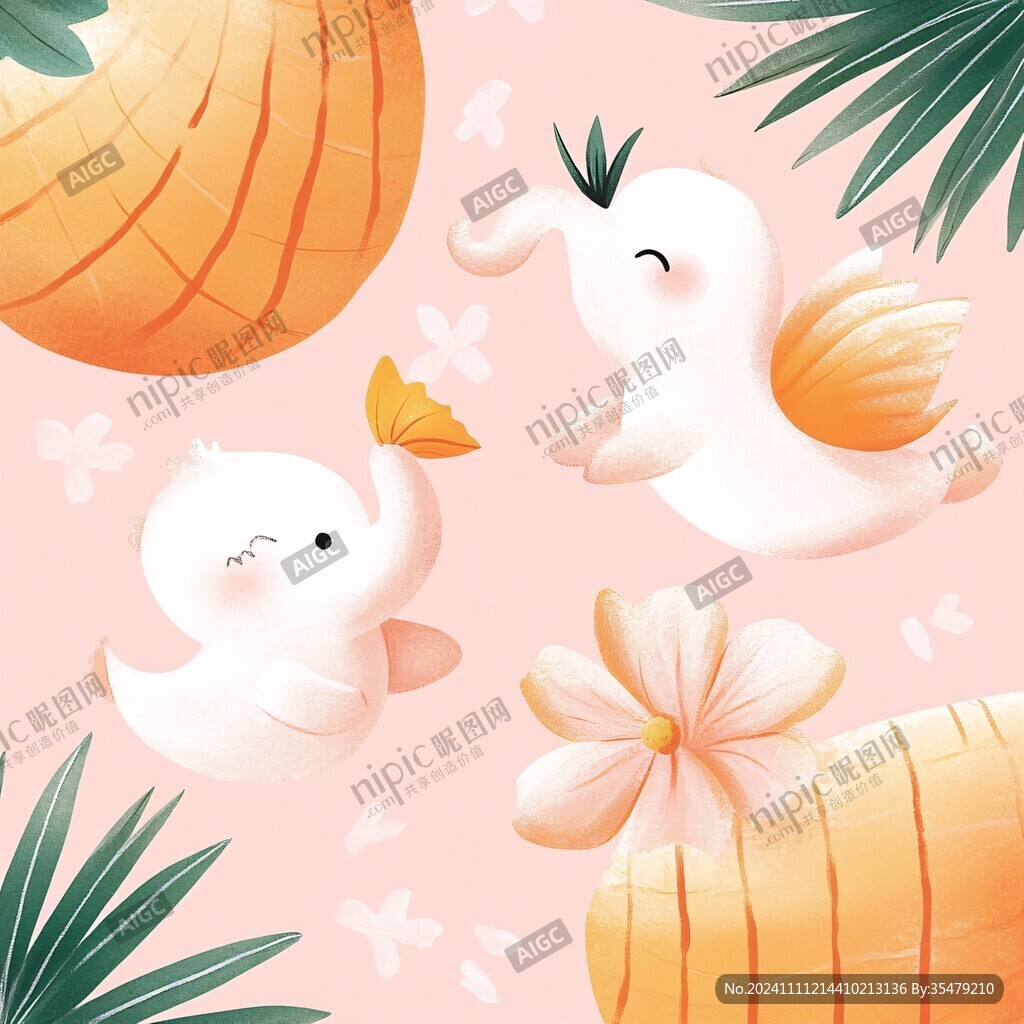 原创软萌动物图案