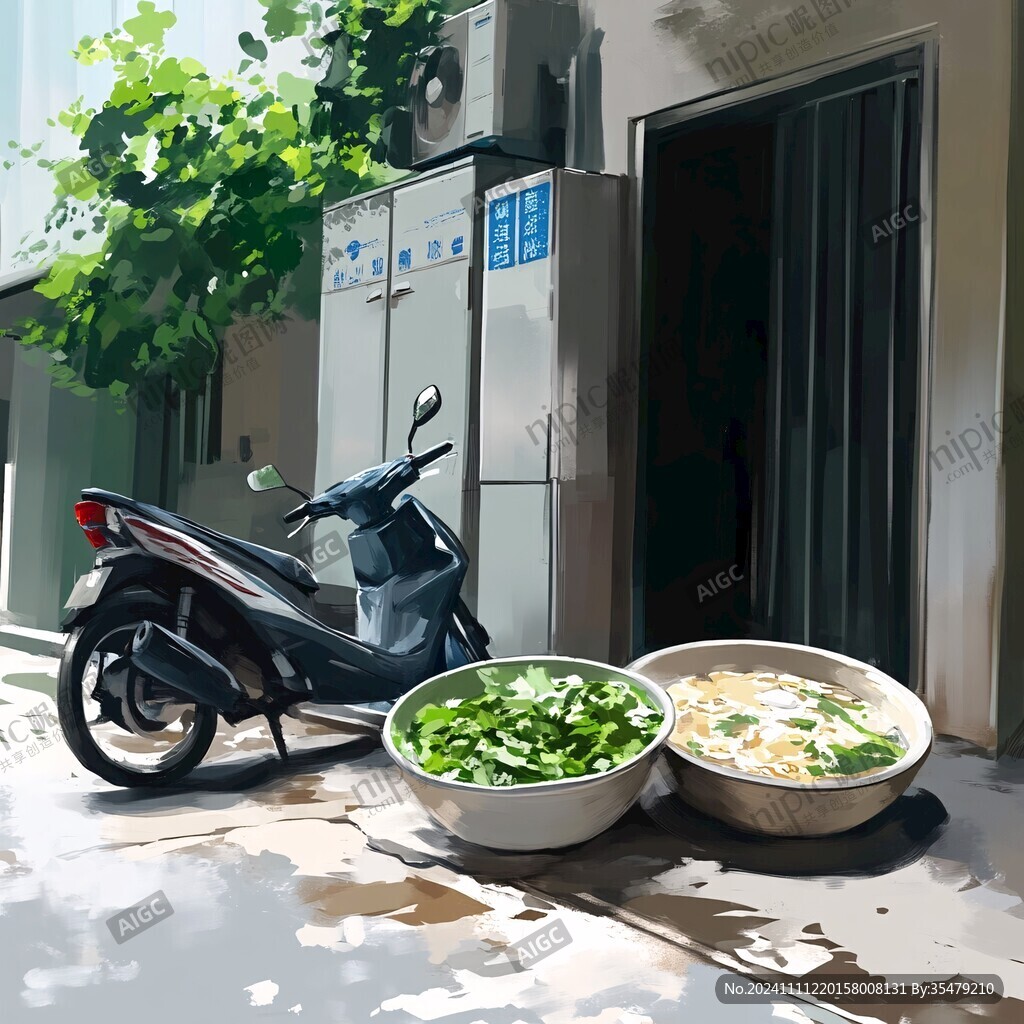 板绘美食