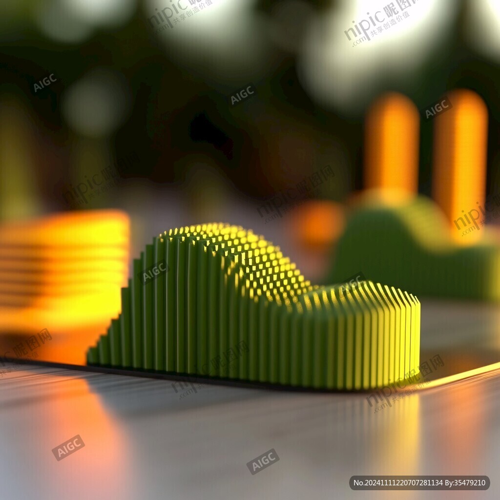 3d绿色背景