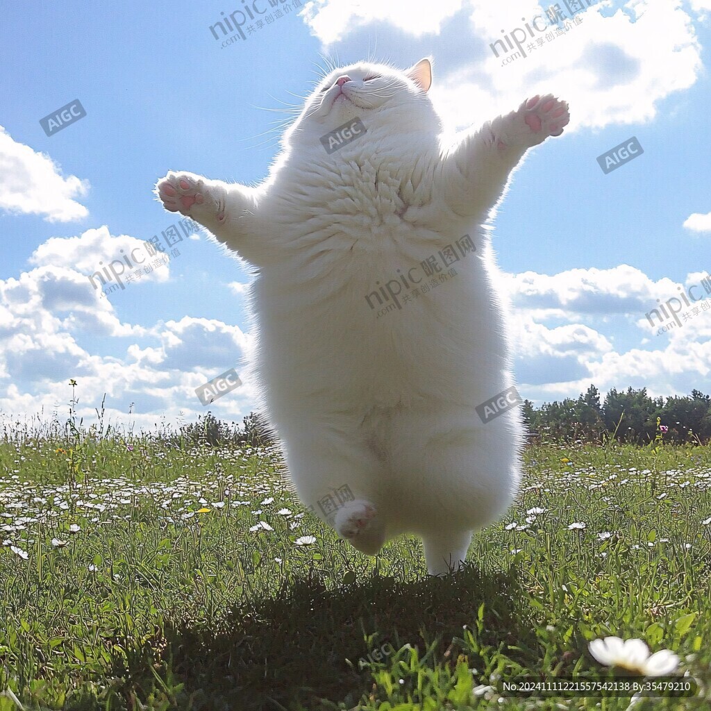 胖胖的猫咪