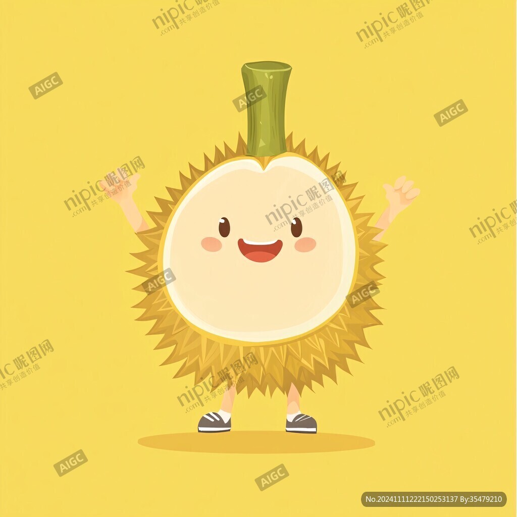 原创卡通小榴莲