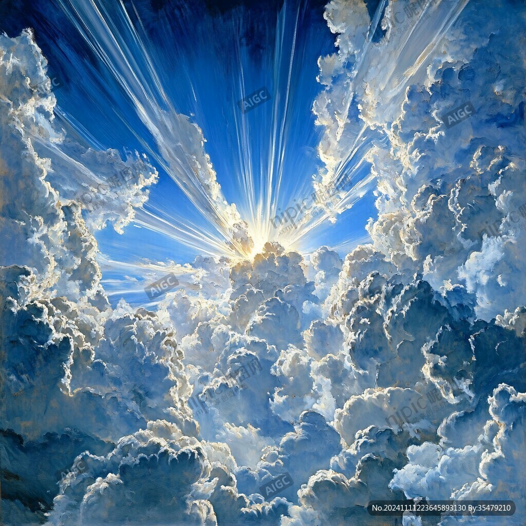 天空立体画