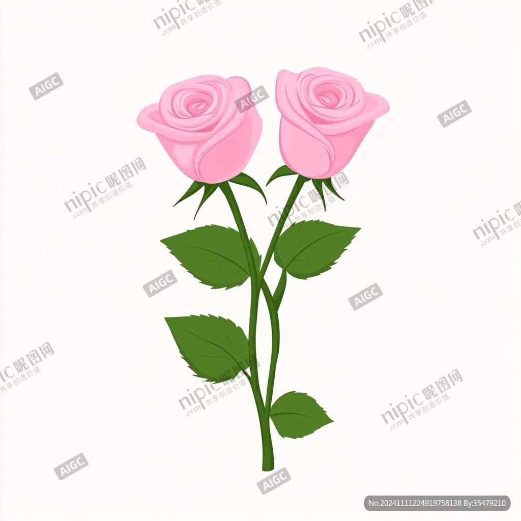 简约玫瑰花