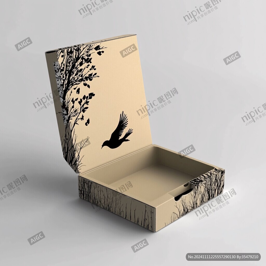 桂花树时尚月饼盒