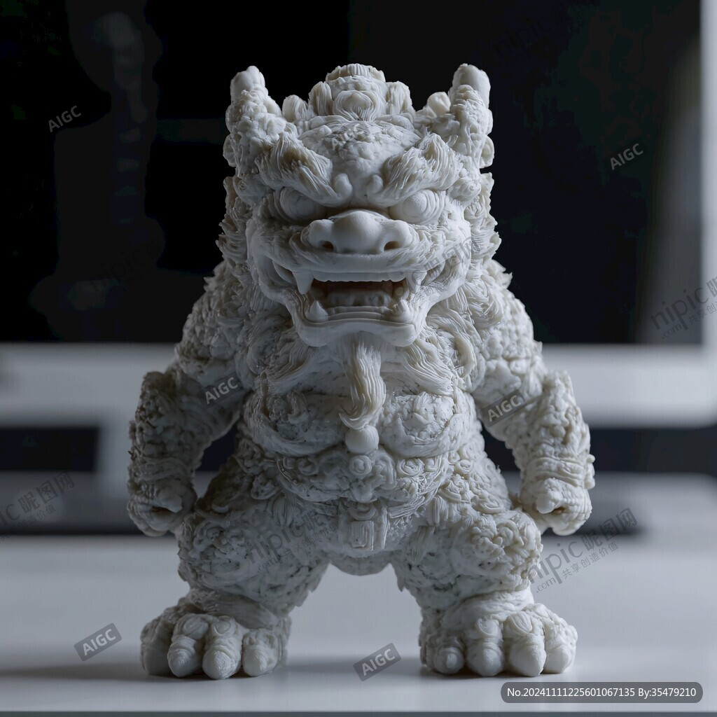 太狮少狮摆件
