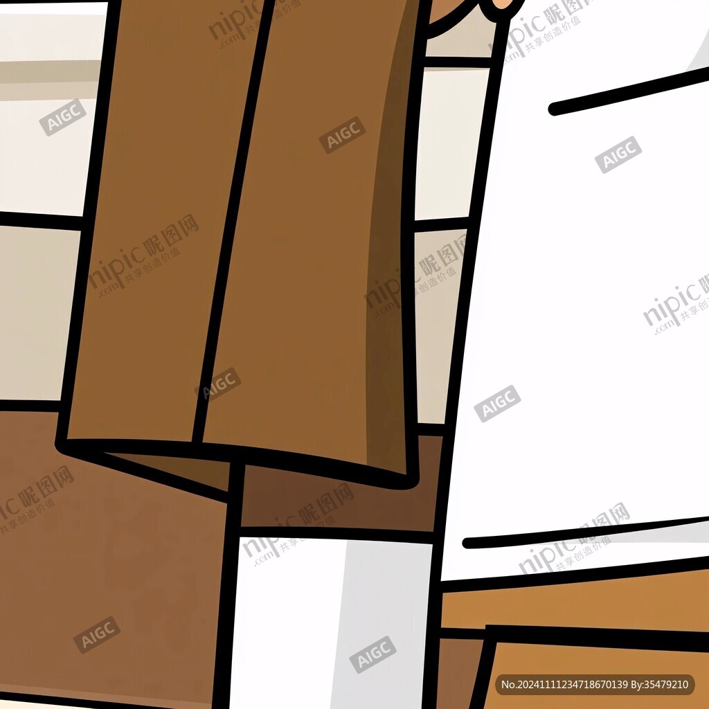 轻奢素雅色块挂画