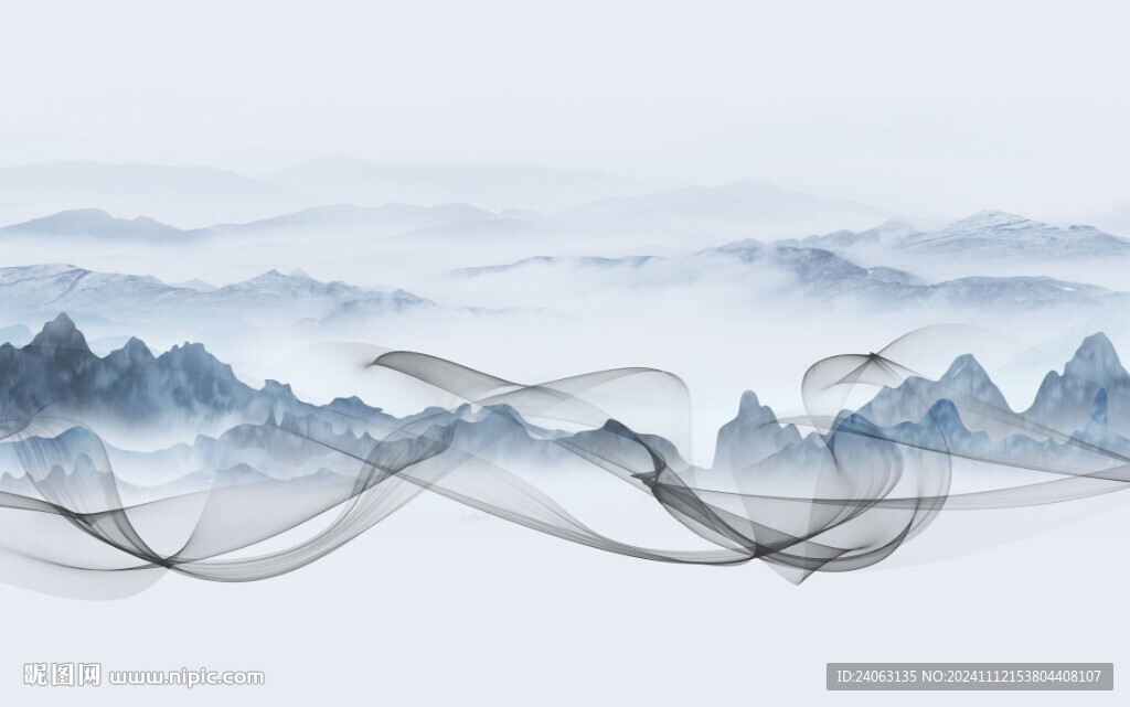新中式山水画