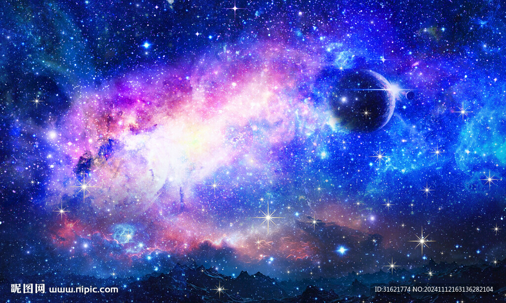 宇宙星空背景图