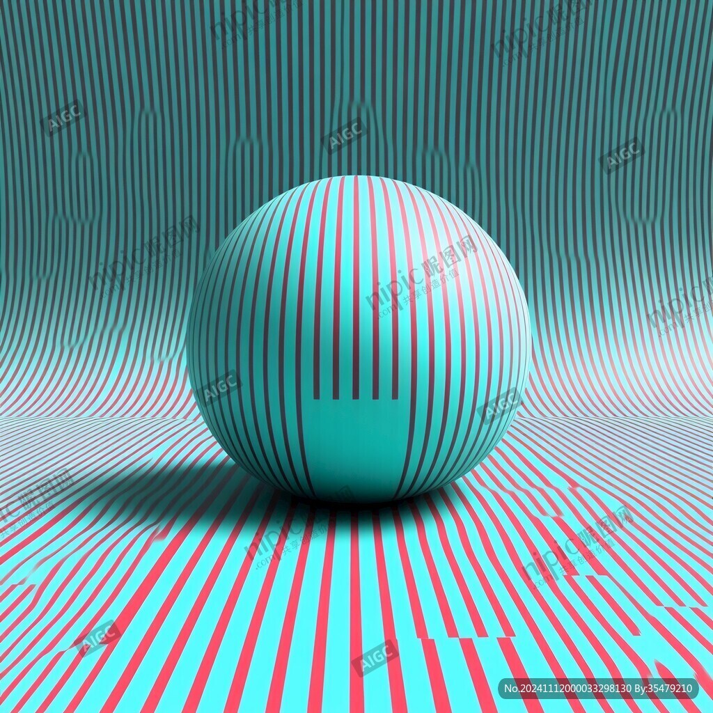 粉蓝球体
