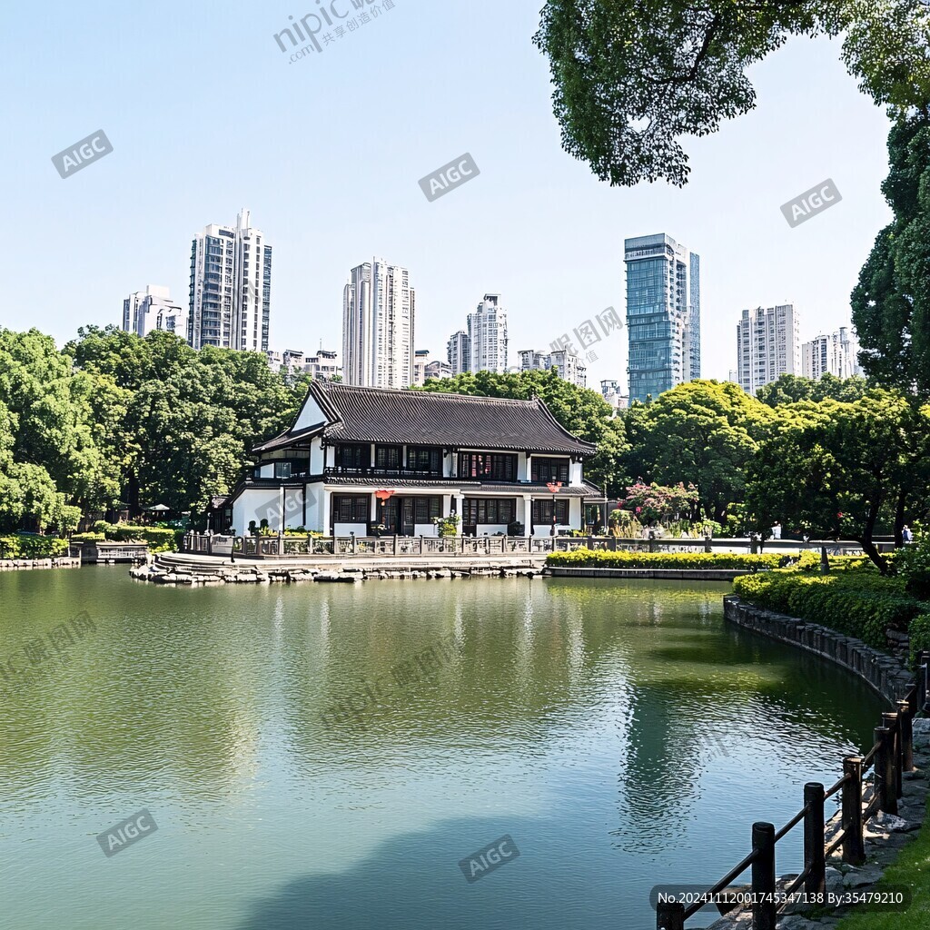 愚园湖景