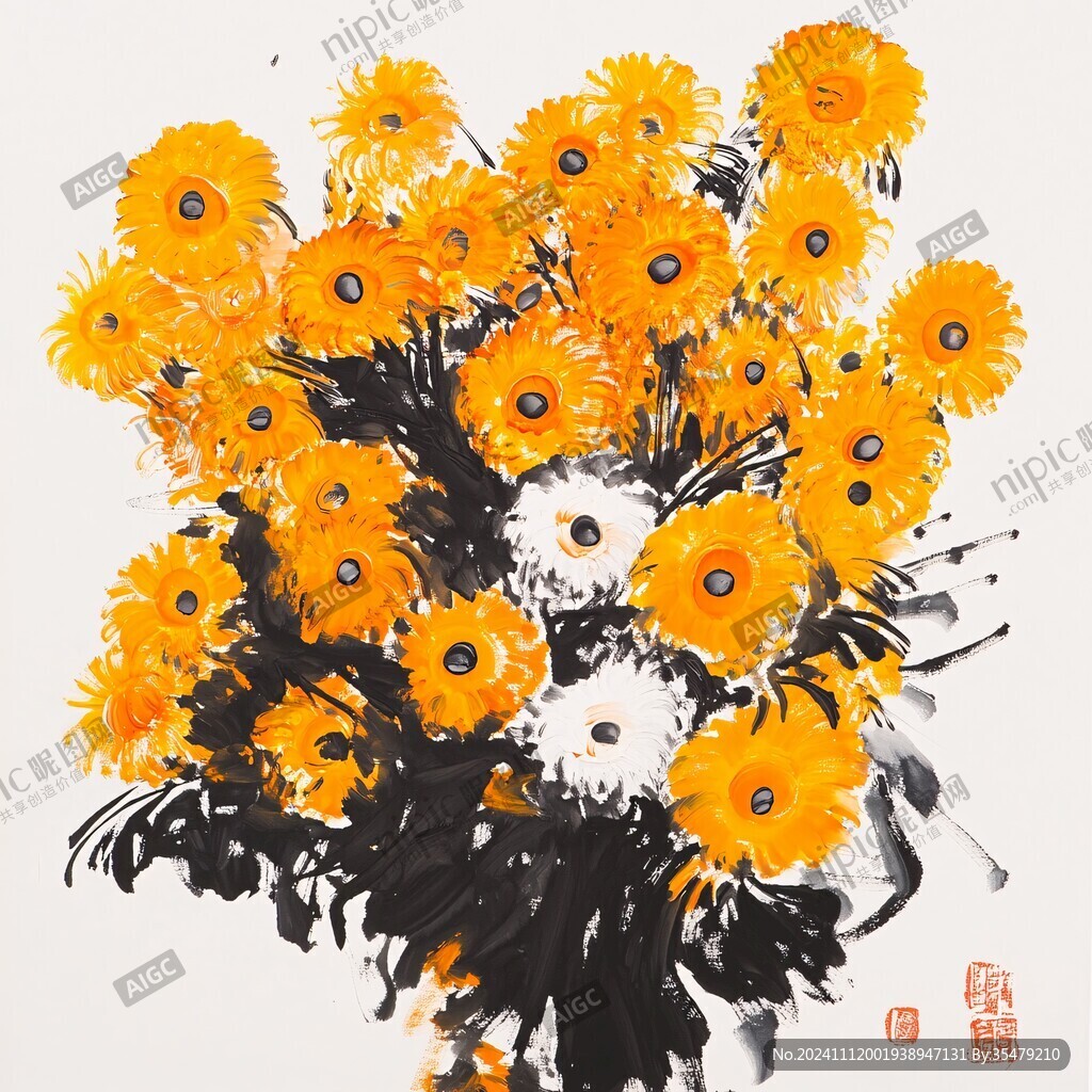 金菊美术绘画