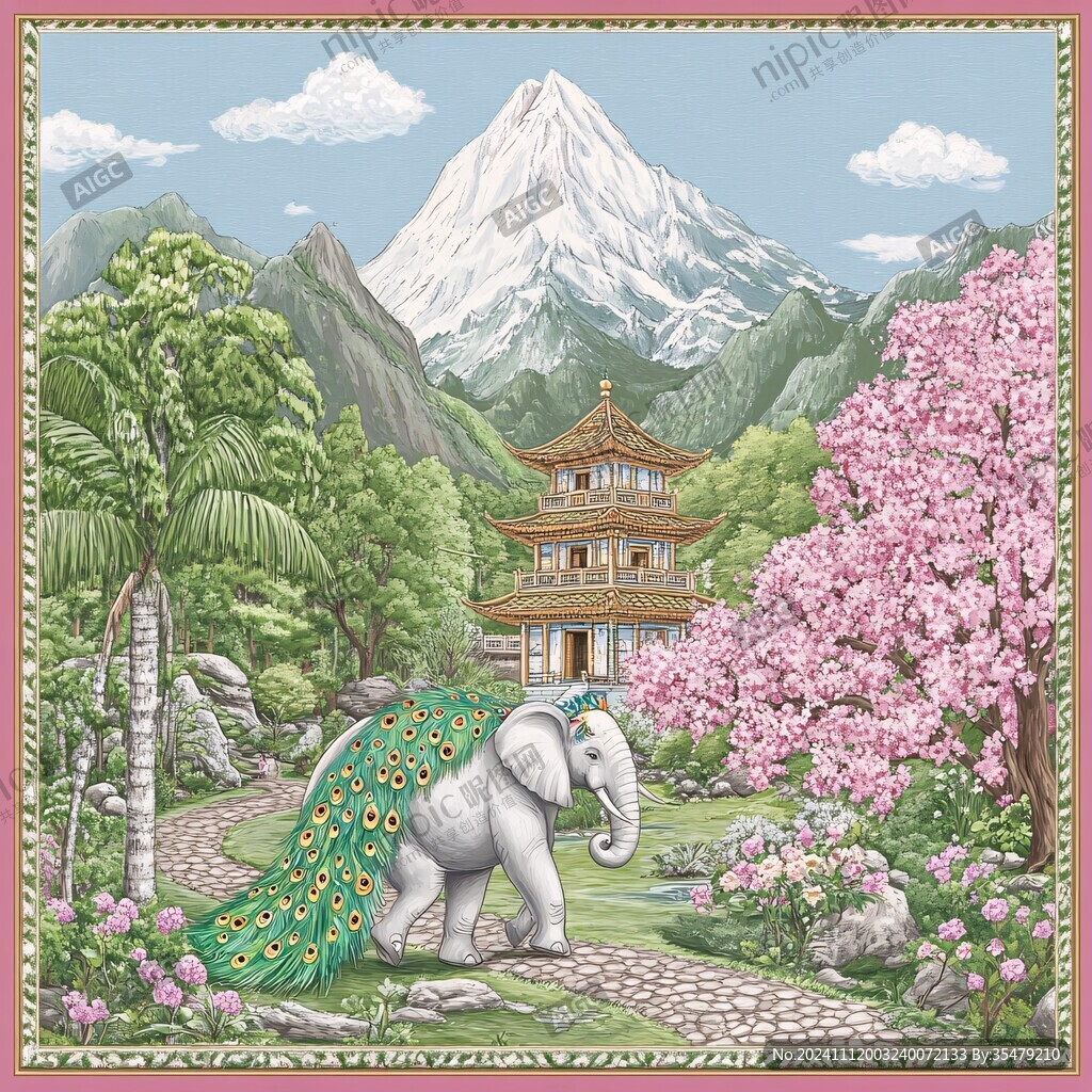 尼泊尔插画