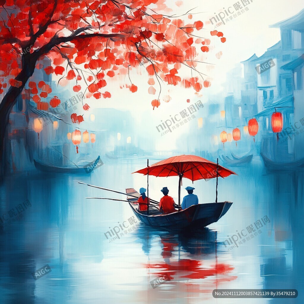 插画江南