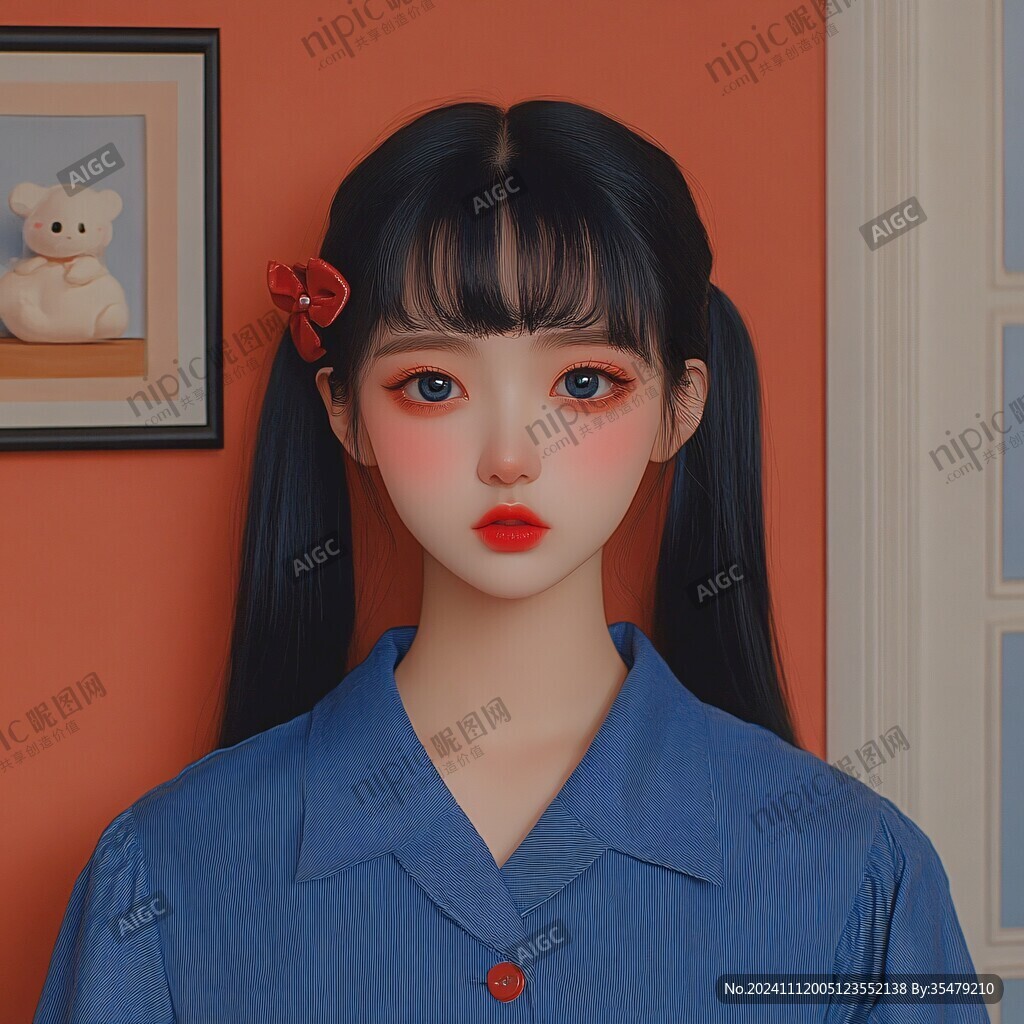 泥塑不蓄发头像