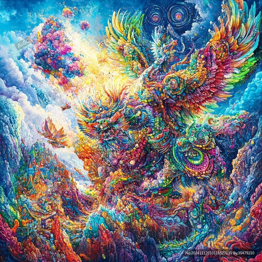 凤凰祥瑞图