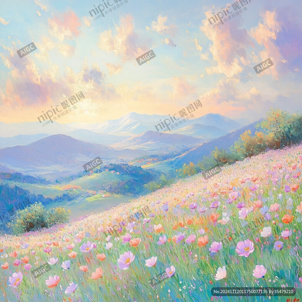 美丽风景油画