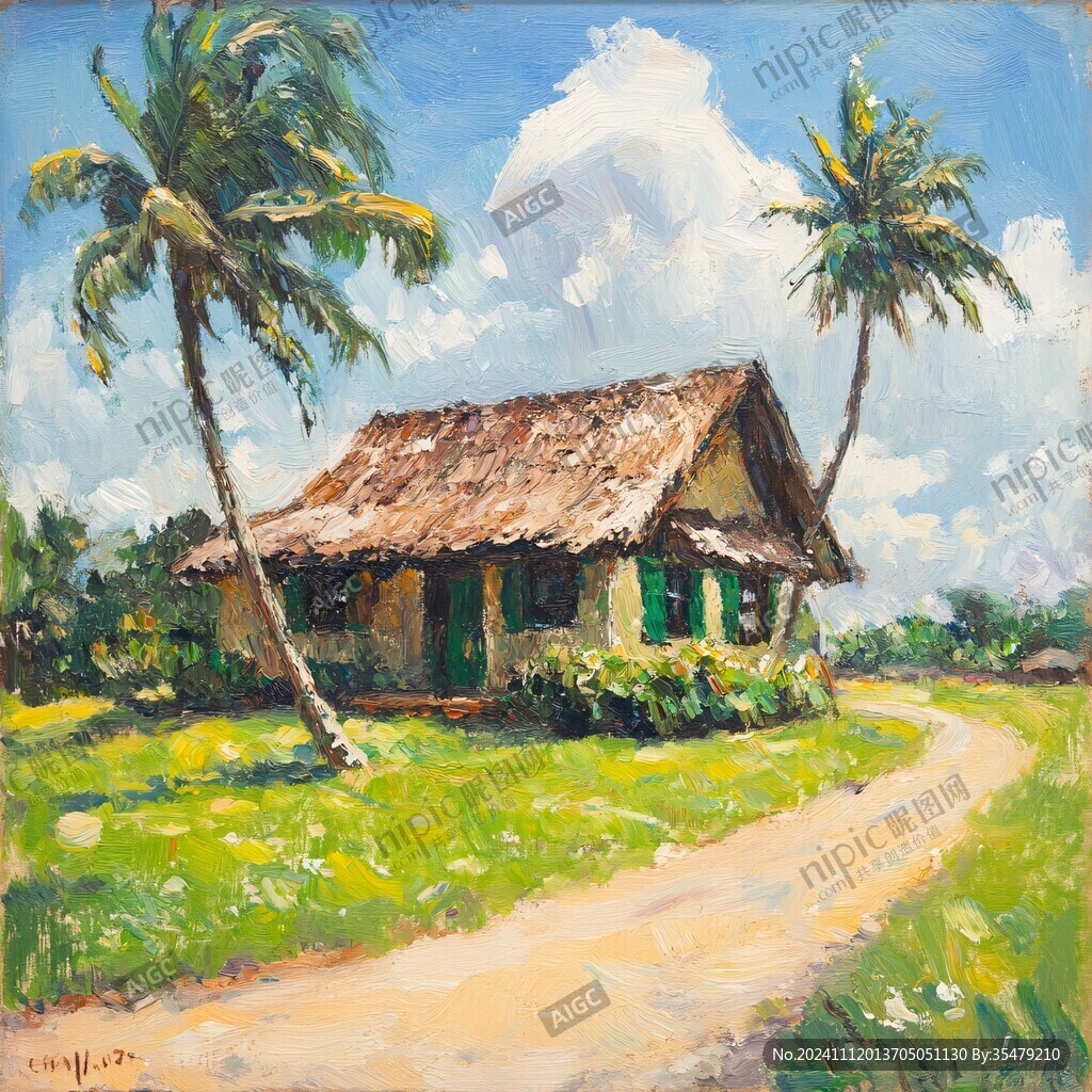毛里求斯油画