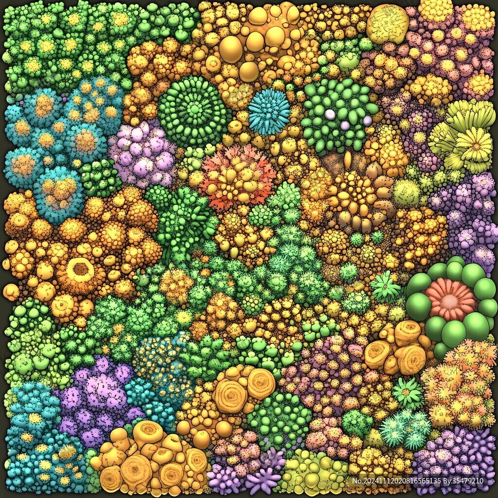 微粒体装饰画