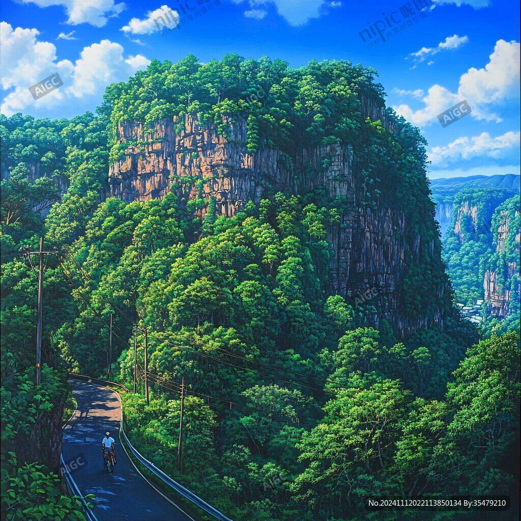 剑门关插画