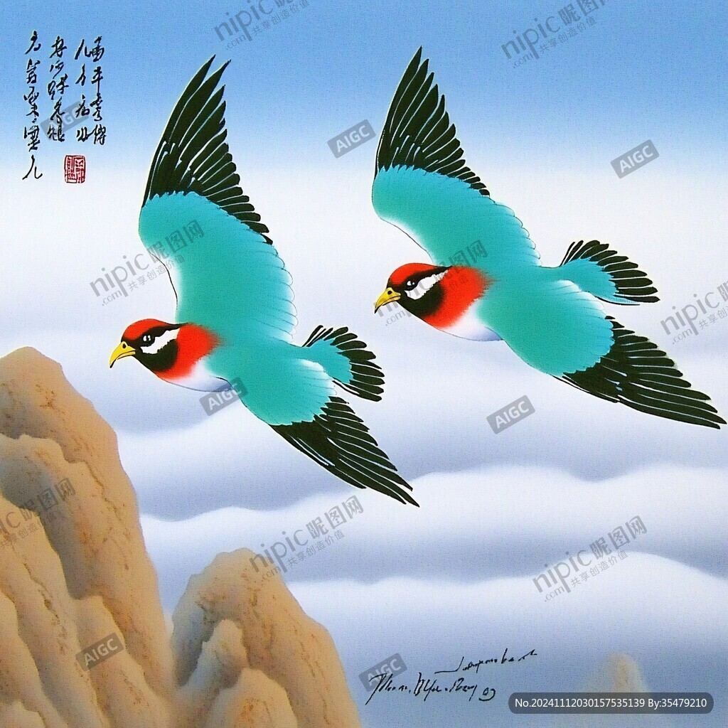 富贵双燕