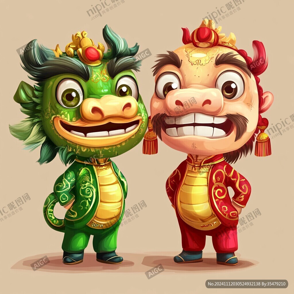 龙年卡通对