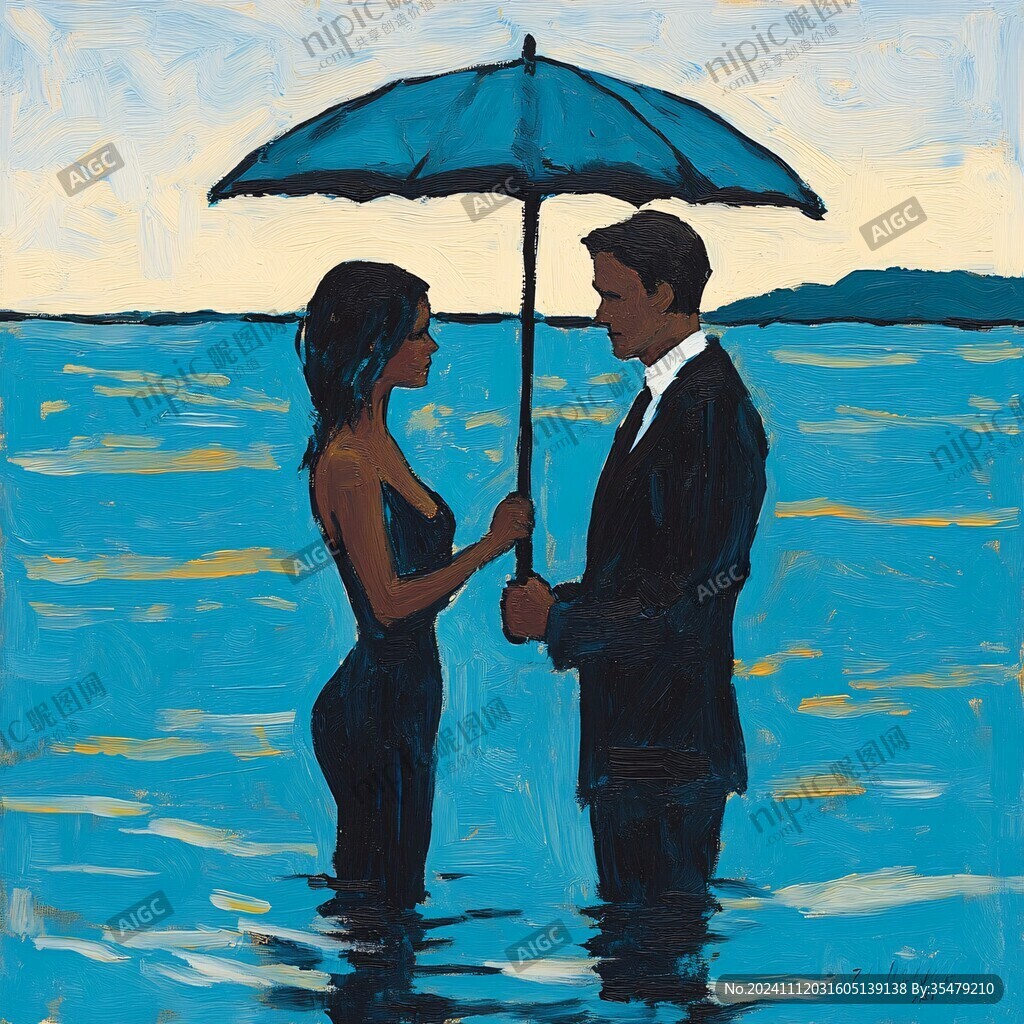 情侣油画