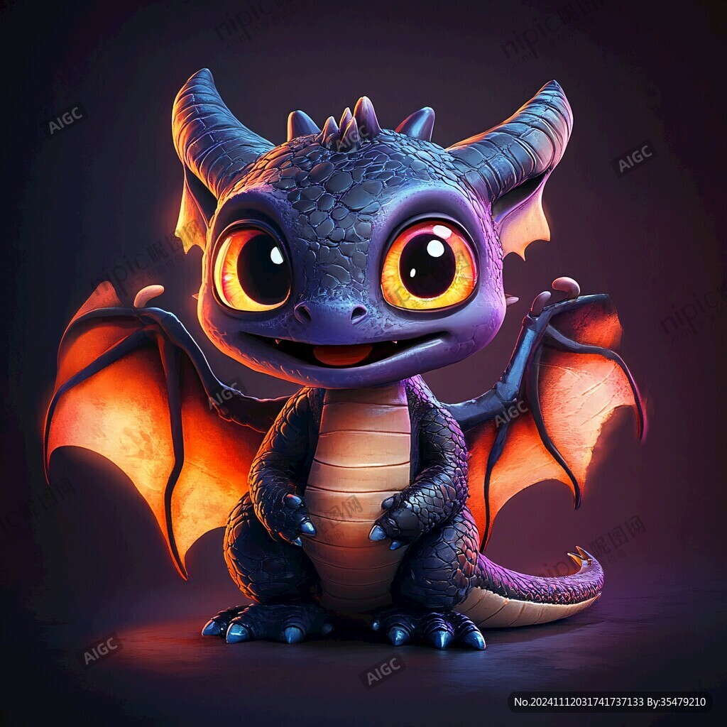 q版龙卡通龙造型