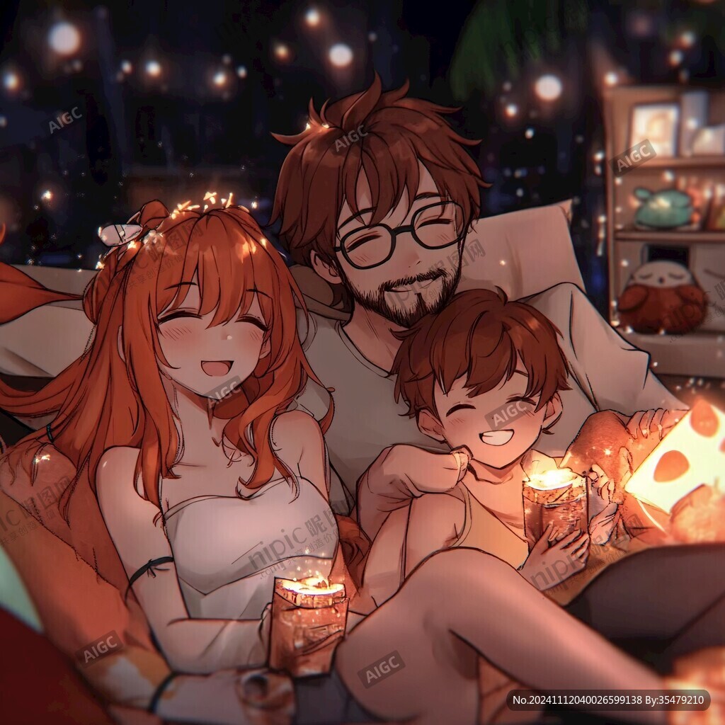 动漫全家福