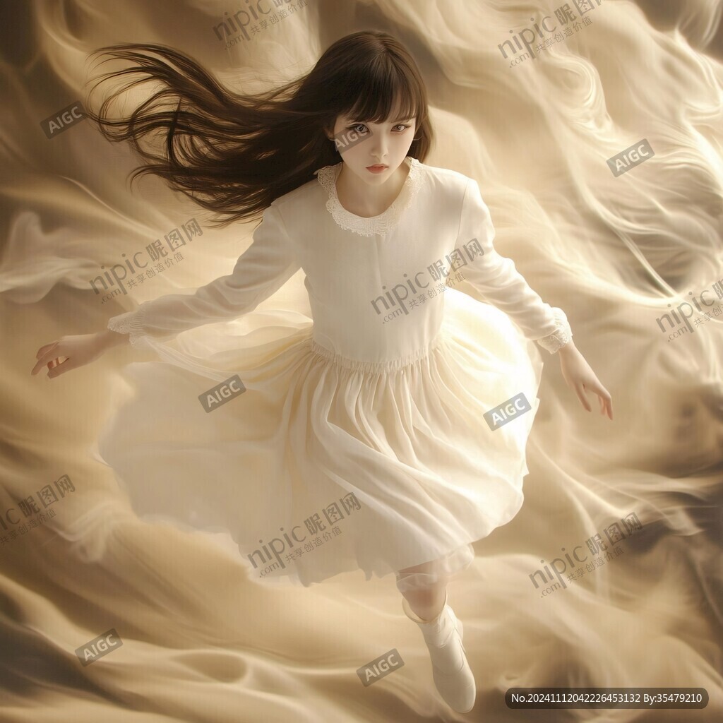 梦幻少女插画