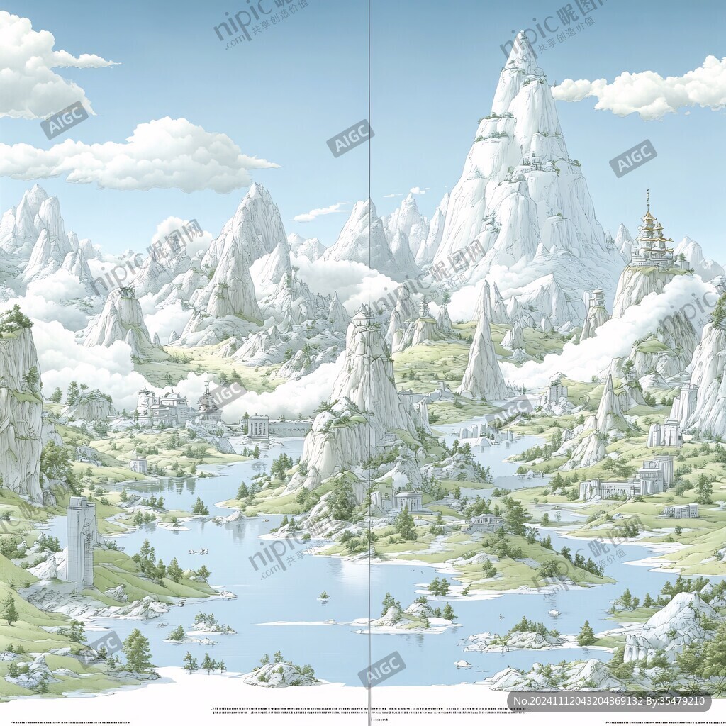 动画场景宣传册