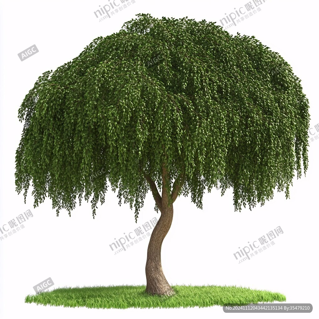 植物树木柳树