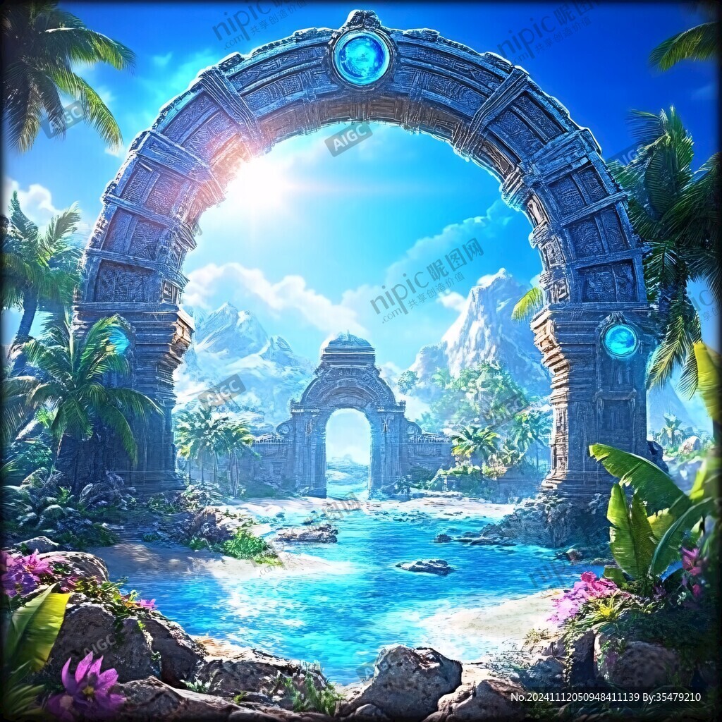 门场景效果