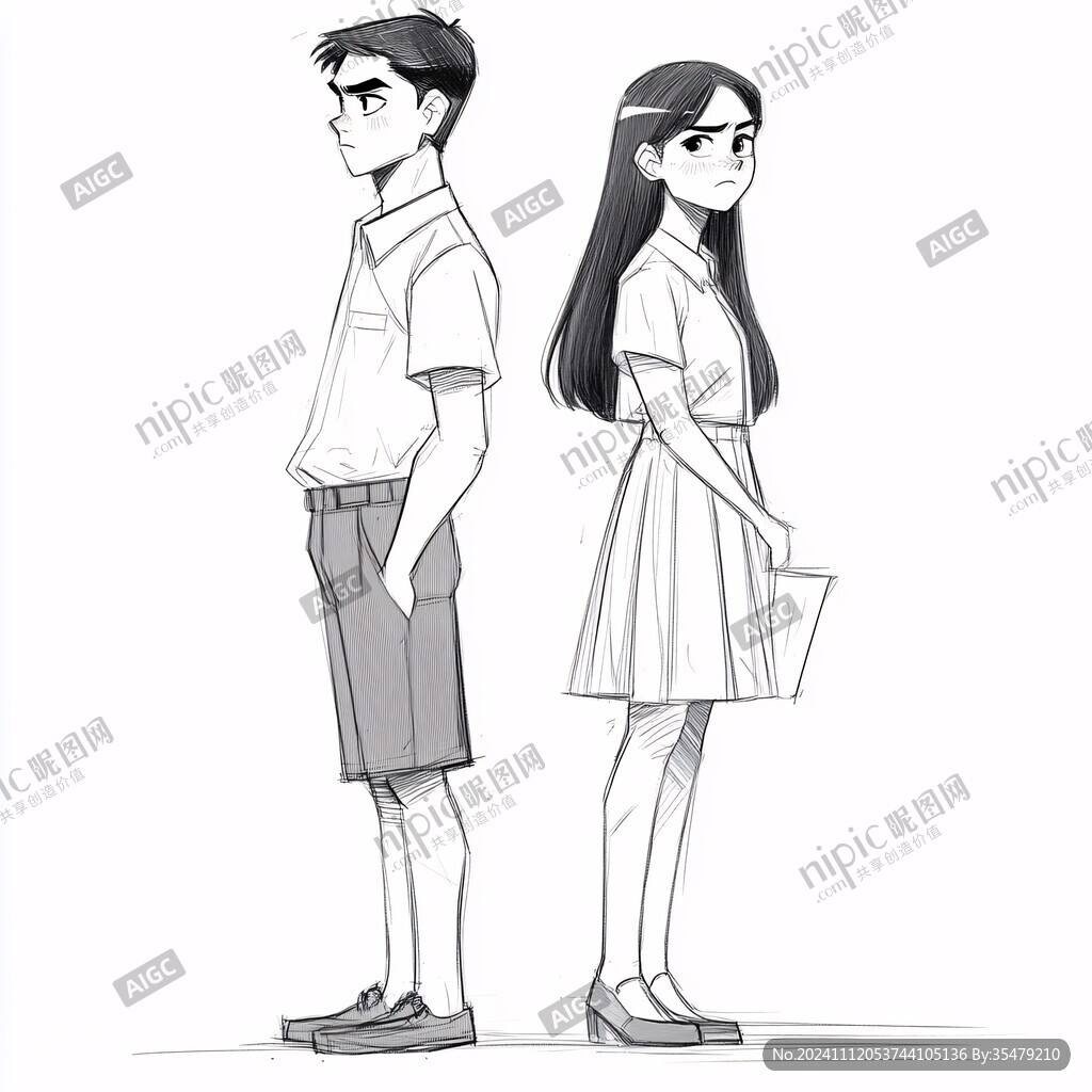 男女ip形象