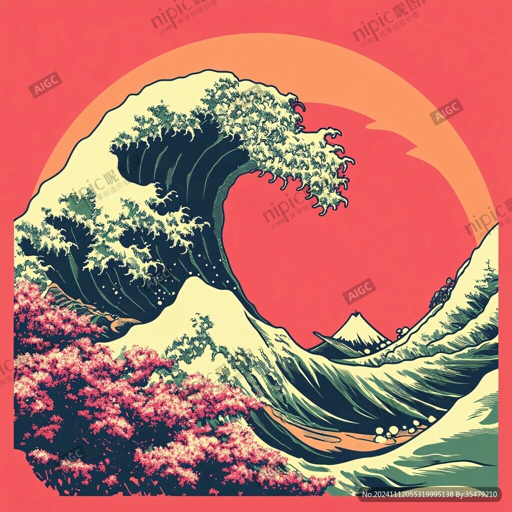 神奈川冲浪里